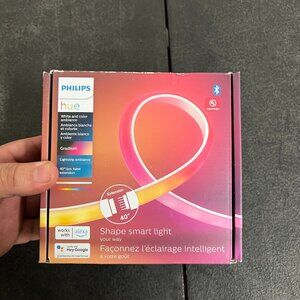 philips hue 3.3 ft. LED Smart Gradient Color Changing Strip Light Extension with